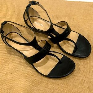 Vienna Coach black dress sandals